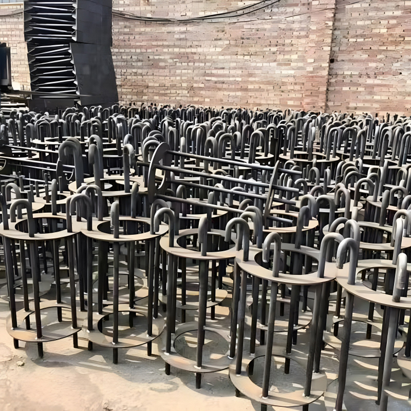 products steel structures public civil buildings steel frames anchor bolts 090
